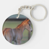 Quarter Horse Foal Sleutelhanger (Achterkant)