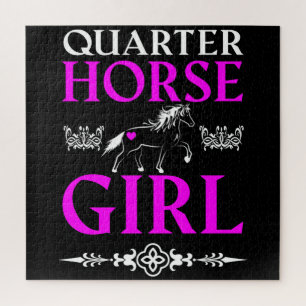 Quarter Horse Girl Legpuzzel