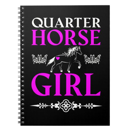 Quarter Horse Girl Notitieboek (Voorkant)