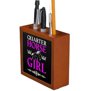 Quarter Horse Girl Pennenhouder