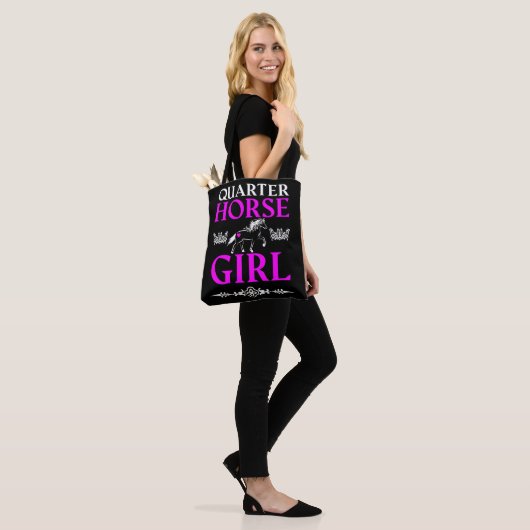 Quarter Horse Girl Tote Bag (Op model)