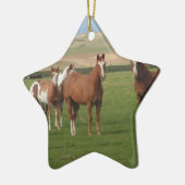Quarter Horse Herd Ornament (Links)