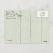 Quarter Horse Mare met schuim aan zij Briefkaart (Achterkant)