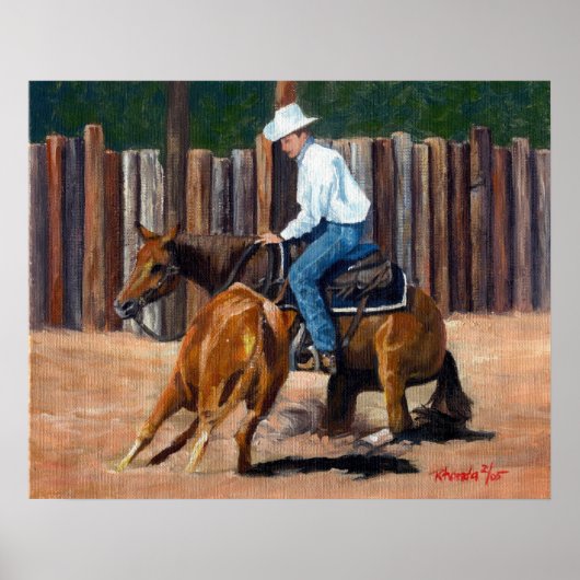 Quarter Horse print (Voorkant)