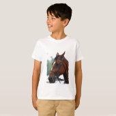 Quarter Horse Profile Youth Sweatshirt (Voorkant volledig)