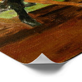 Quarter Horse Racing Portret Poster (Hoek)