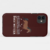 Quarter Horses doen het beter Case-Mate iPhone Case (Achterkant (horizontaal))