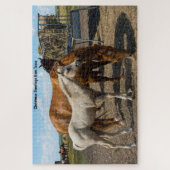 Quarter Horses Texas. Jigzaag Puzzle Legpuzzel (Verticaal)