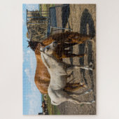 Quarter Horses Texas. Jigzaag Puzzle Legpuzzel (Verticaal)