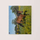 Quarter Horses Texas Legpuzzel (Verticaal)