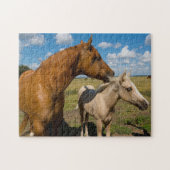 Quarter Horses Texas. Legpuzzel (Horizontaal)
