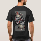 Quarter Jongen en Meisjes Schedel T-Shirt (Achterkant)