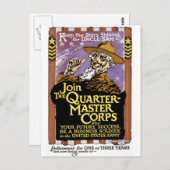 Quarter Master Briefkaart (Voorkant / Achterkant)