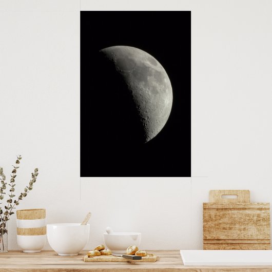 Quarter Moon Poster (Keuken)