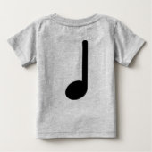 Quarter-notitie met stoom omhoog (Achterkant)