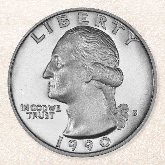 Quarter Onderzetters set (Voorkant)