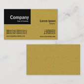 Quarter Patch - Ochre Embossed Texture Visitekaartje (Voorkant / Achterkant)