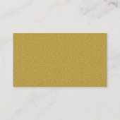 Quarter Patch - Ochre Embossed Texture Visitekaartje (Achterkant)