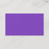 Quarter Patch - Violet Embossed Texture Visitekaartje (Achterkant)