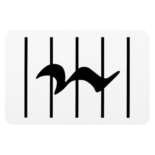quarter rest magneet (Horizontaal)