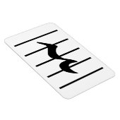 quarter rest magneet (Rechterzijde)