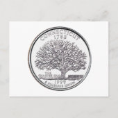 Quarter voor verbindingsstatus briefkaart (Voorkant)