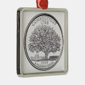 Quarter voor verbindingsstatus metalen ornament (Rechts)