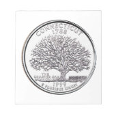 Quarter voor verbindingsstatus notitieblok (Voorkant)