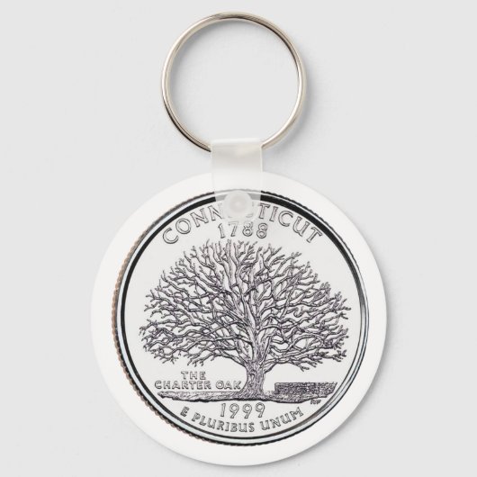 Quarter voor verbindingsstatus sleutelhanger (Voorkant)