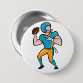 Quarterback-Button Ronde Button 7,6 Cm (Voorkant /achterkant)