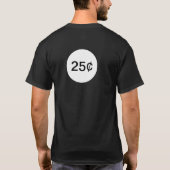 Quarterback Halloween Costume T-shirt (Achterkant)