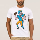 Quarterback Mannen T-shirt (Voorkant)