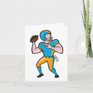 Quarterback Note Cards Kaart