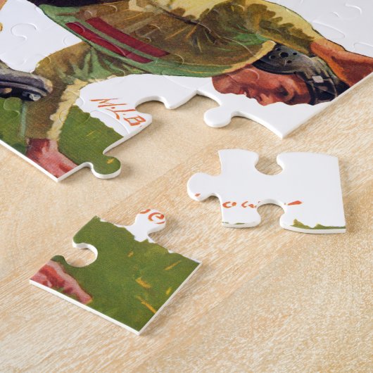 Quarterback Pass Legpuzzel (Zijkant)