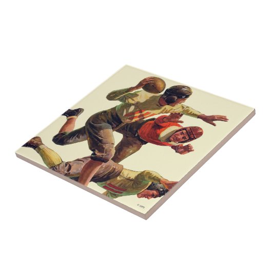 Quarterback Pass Tegeltje (Zijkant)