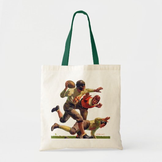Quarterback Pass Tote Bag (Voorkant)