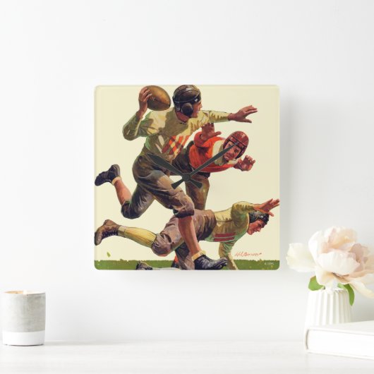 Quarterback Pass Vierkante Klok (Huis)