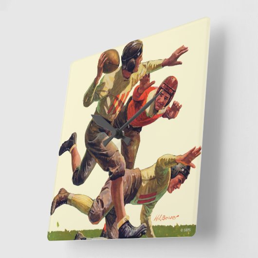 Quarterback Pass Vierkante Klok (Hoek)