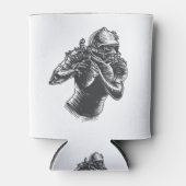 Quarterback Steampunk Kunstliefhebber Blikjeskoeler (Voorkant)