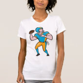 Quarterback vrouwen T-shirt (Voorkant)