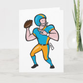 Quarterback-Wenskaarten Kaart (Voorkant)