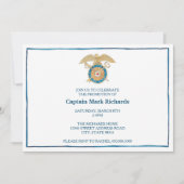 Quartermaster Army Promotion Change of Command Kaart (Voorkant)