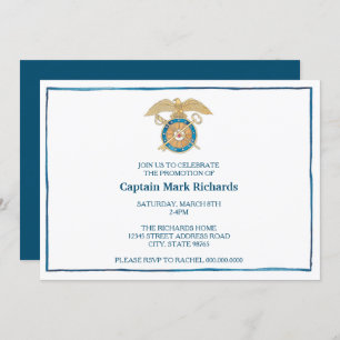 Quartermaster Army Promotion Change of Command Kaart