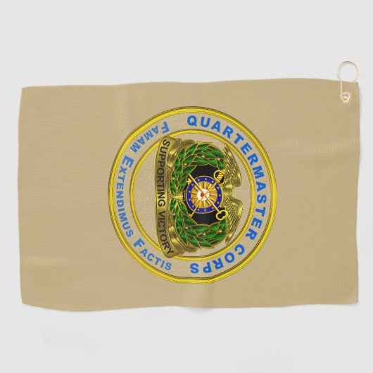 Quartermaster Corps Golfhanddoek (Horizontaal)