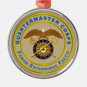 QUARTERMASTER CORPS METALEN ORNAMENT