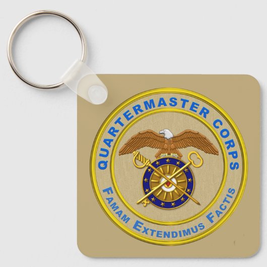 Quartermaster Corps Sleutelhanger (Voorkant)