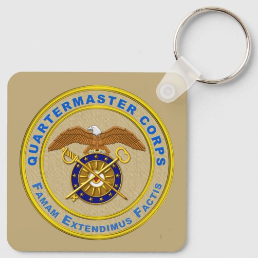 Quartermaster Corps Sleutelhanger (Achterkant)