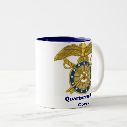 Quartermaster Corps Tweekleurige Koffiemok (Voorkant rechts)