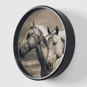 Quarterpaarden op Canadese Prairie (Hoek)