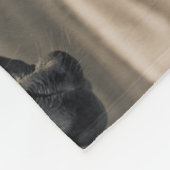 Quarterpaarden op Canadese Prairie Fleece Deken (Hoek)